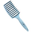 Brosse démêlante courbée Sanglier/Nylon Bleu Jacques Seban