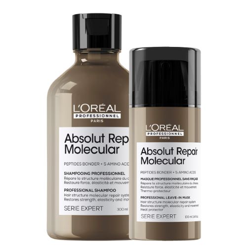 Duo Shampoing & Masque Absolut Repair Molecular L'Oréal Professionnel