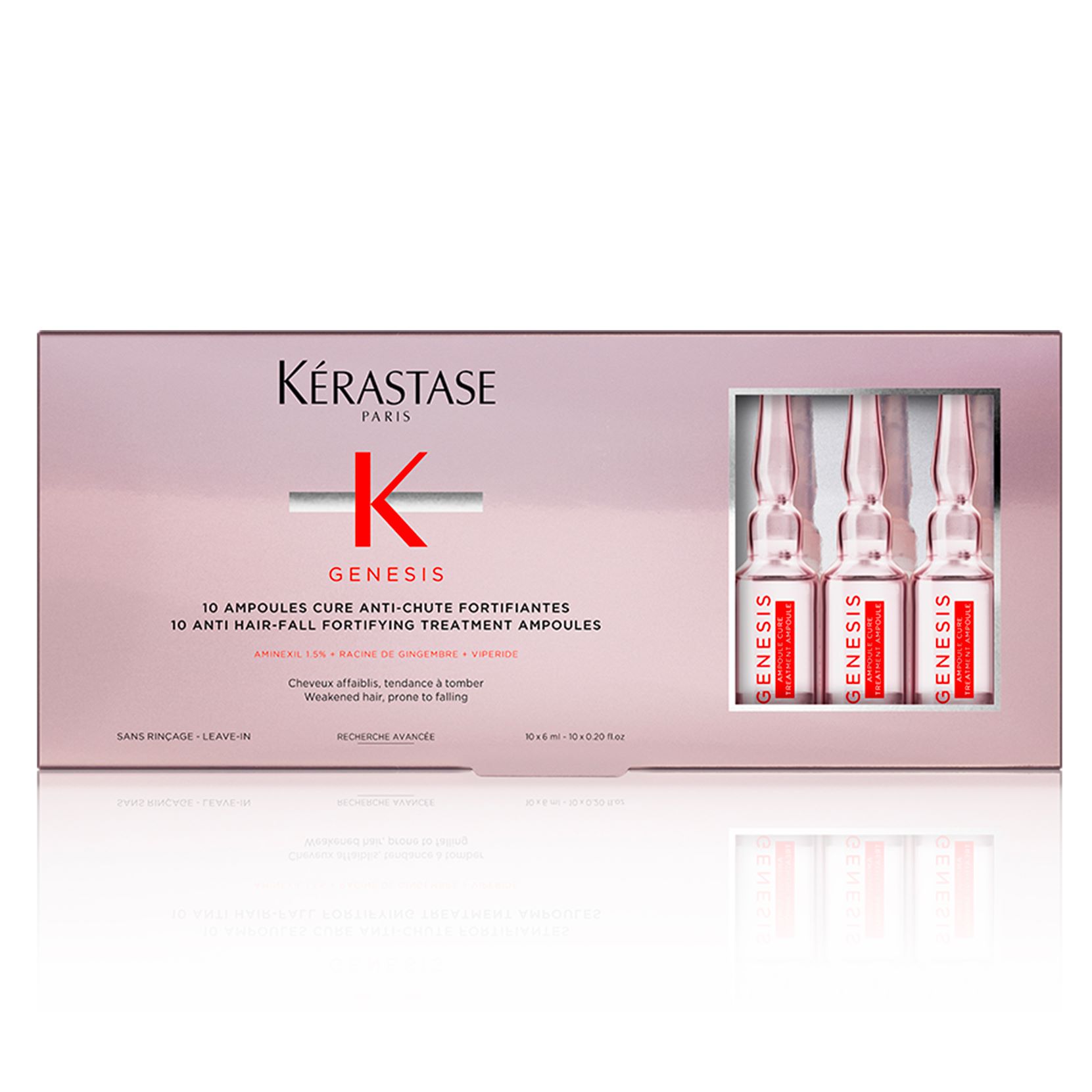 Ampoules Cure AntiChute Fortifiantes Genesis Kérastase 10x6ML Pas Cher