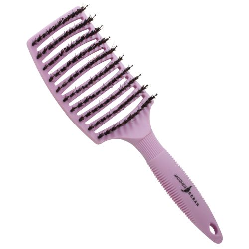 Brosse démêlante courbée Sanglier/Nylon Violet Jacques Seban