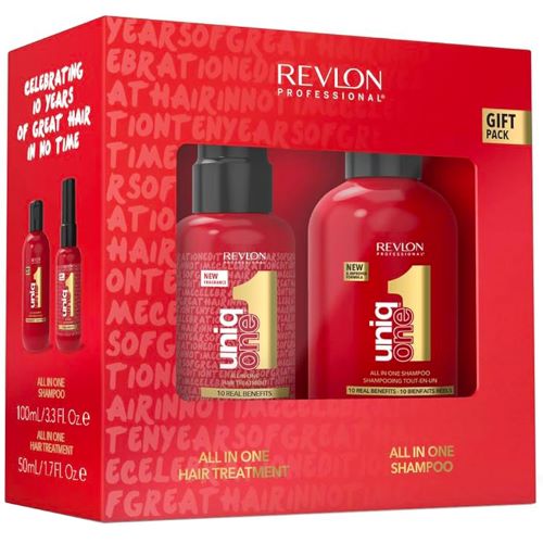 Coffret Découverte Spray + Shampoing Revlon Uniq One 