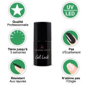 Vernis Semi-Permanent Juliana Nails Powder Pastel Mint 6 ML