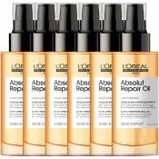 Lot de 6 Huiles 10 en 1 Absolut Repair L'Oréal Professionnel 90 ML