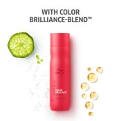 Shampoing Color Brilliance Invigo Cheveux Fins à normaux Wella 250 ML
