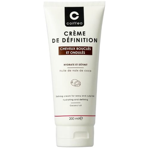 Crème de Définition Cheveux Bouclés & Ondulés Coiffeo 200 ML