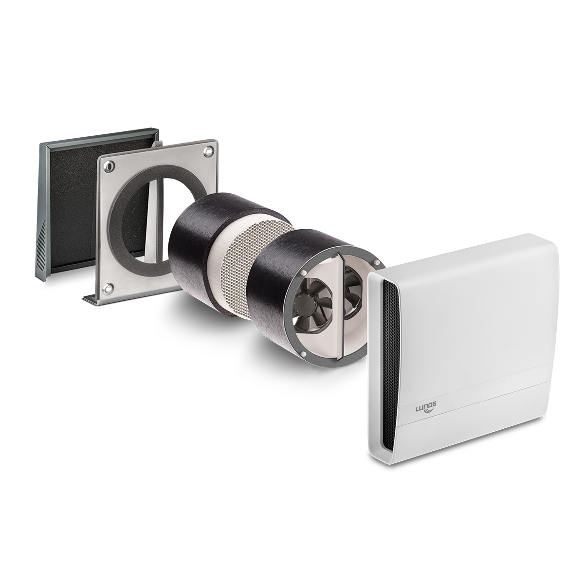 Kit VMC double-flux (salle de bain, cuisine) ego LUNOS