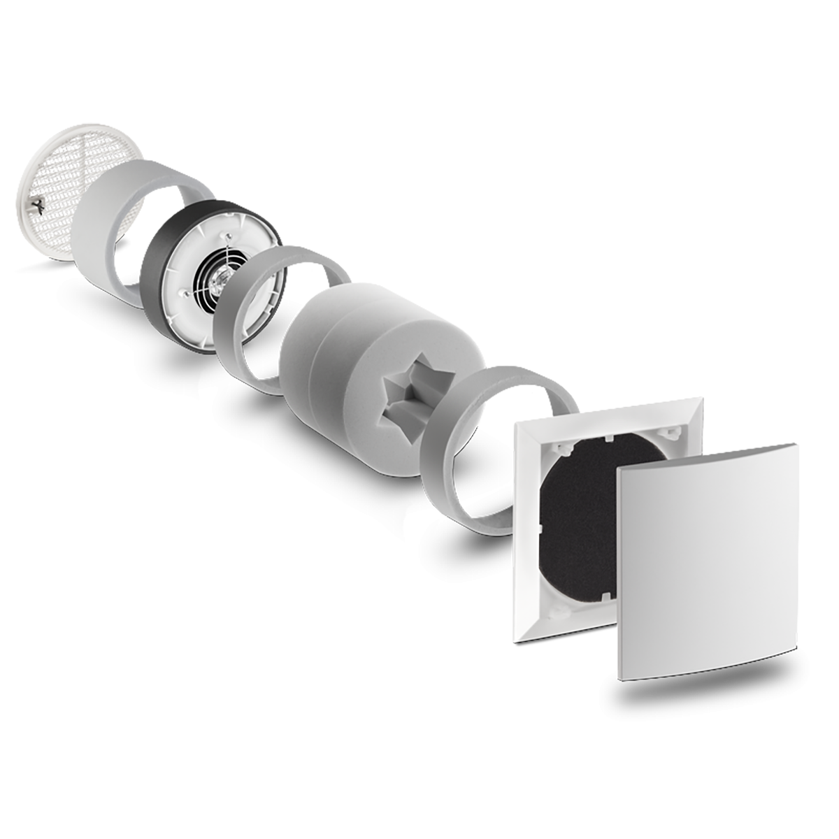 Kit VMC simple-flux RA15-60 LUNOS (spécial Tiny House)