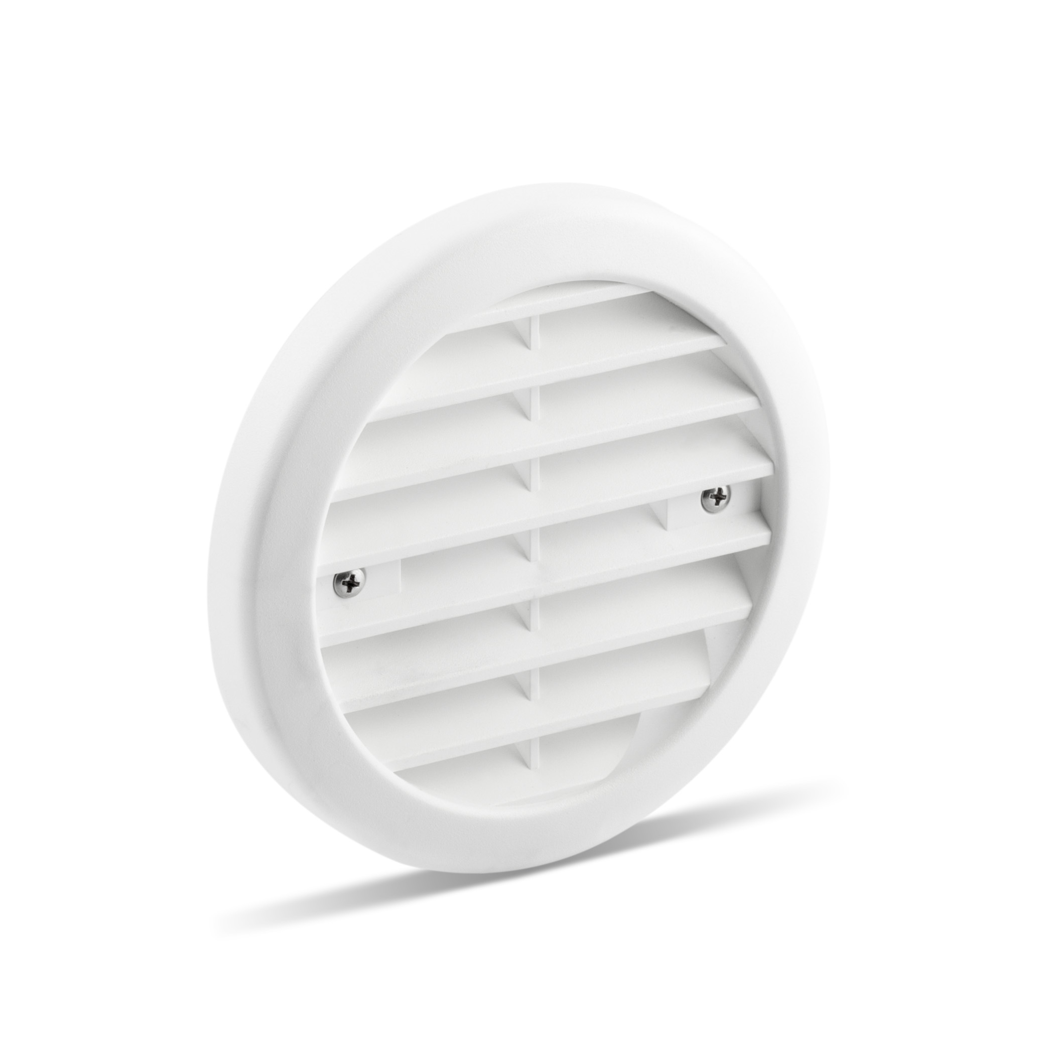 Grille extérieure LUNOS blanche (D115mm)