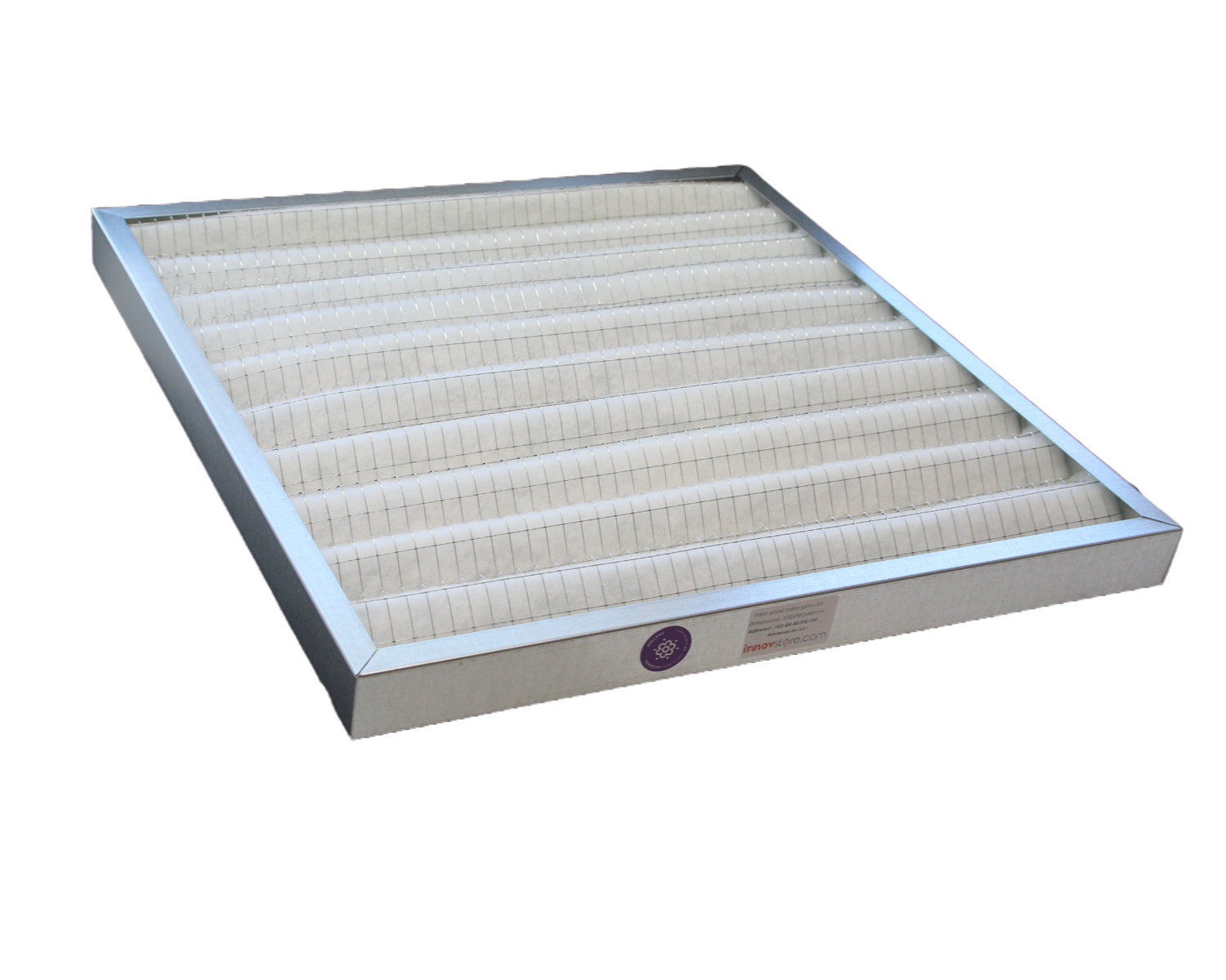 Filtre G4 plissé cadre galva