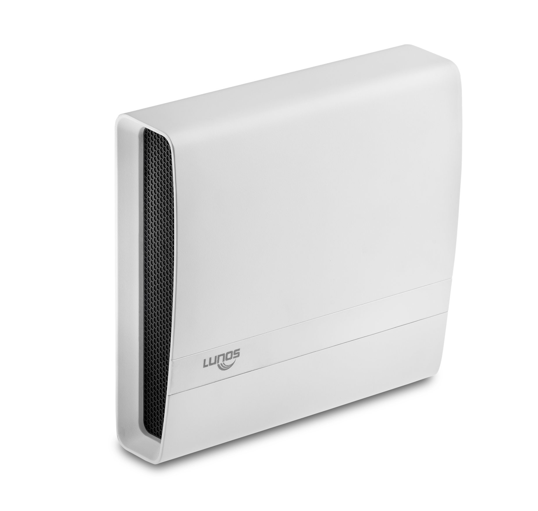 Grille extérieure bi-canal blanche LUNOS (module ego)