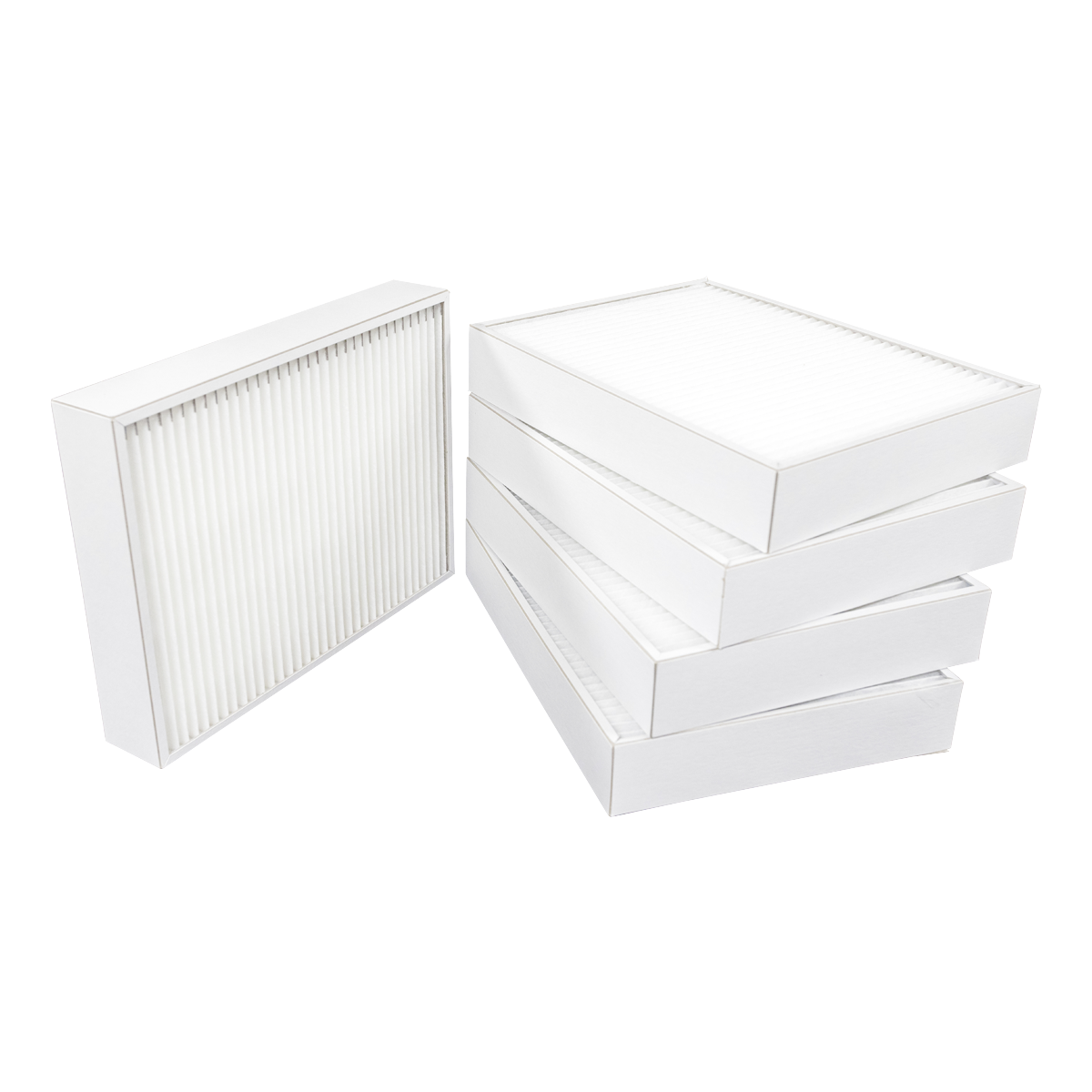 Lot de 5 filtres compatibles pour échangeur collectif ALDES sans by-pass