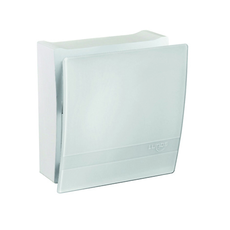 Grille intérieure design LUNOS en verre opale avec filtre F7