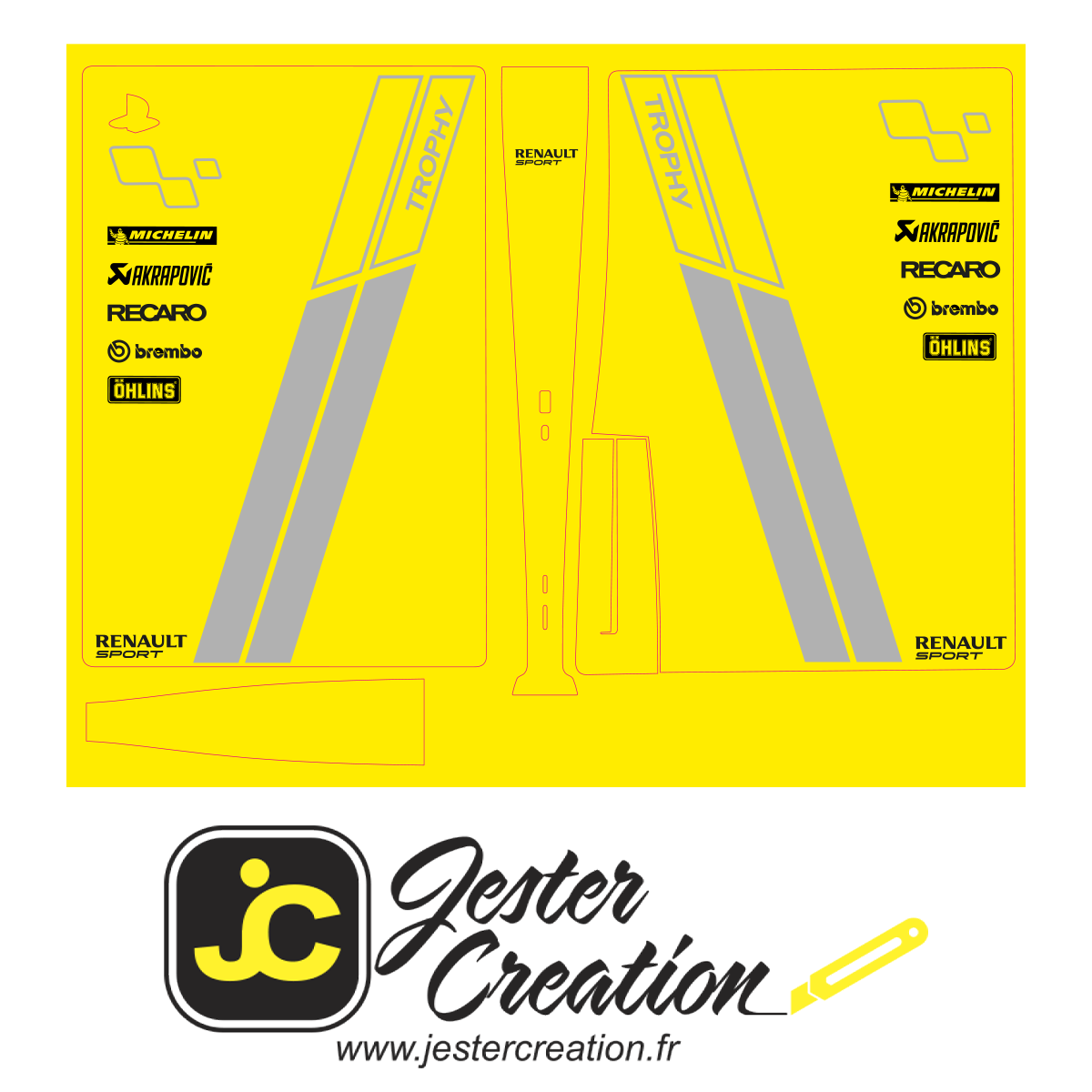 PS5 TROPHY JAUNE DICS