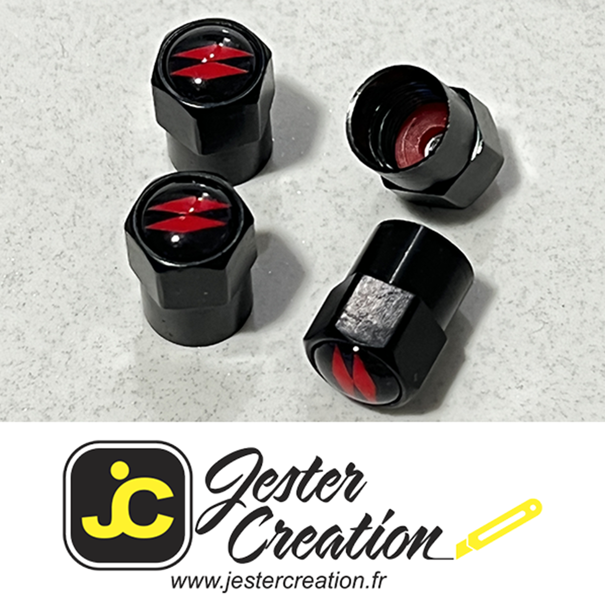 Bouchons de Valves RS 2018 rouge