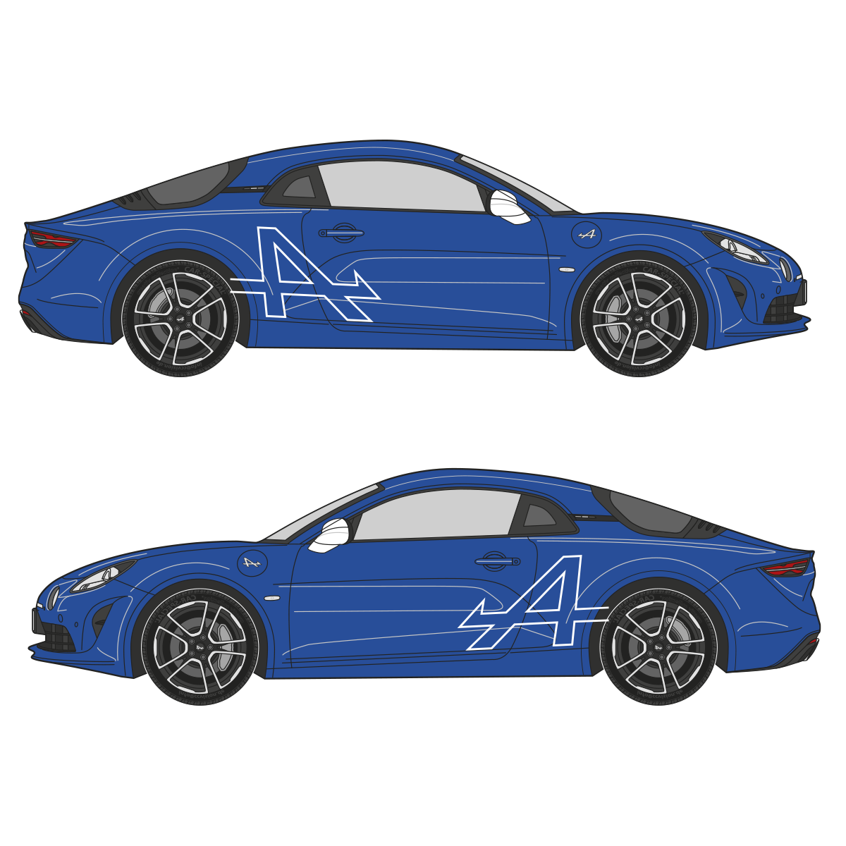 ALPINE Logo Lateraux