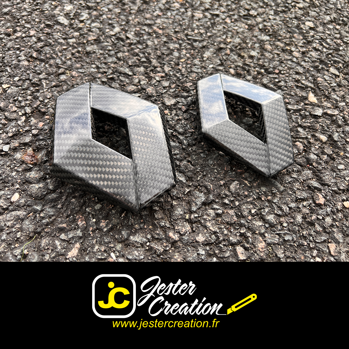 Kit Logos Megane 3 RS Ph1 Carbone