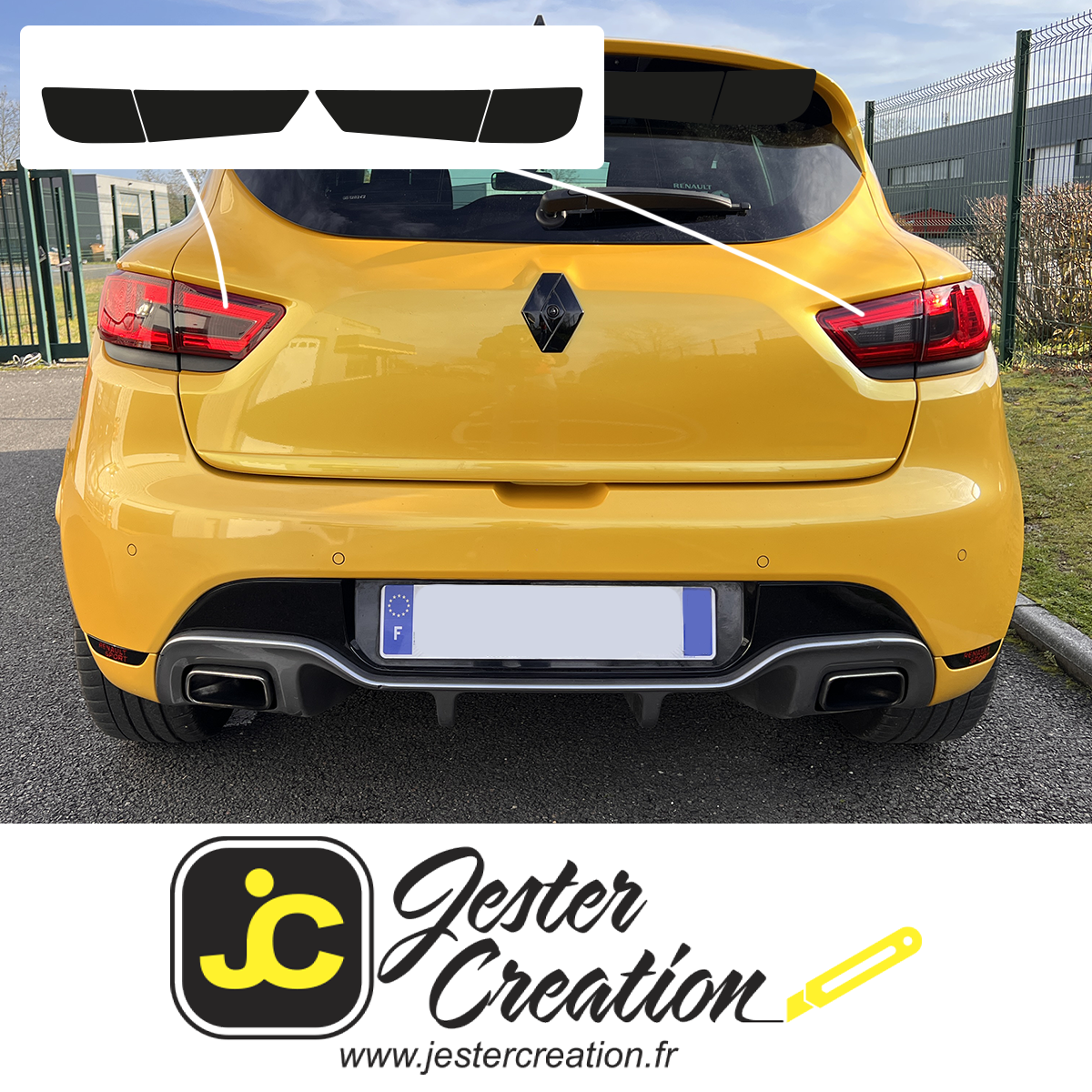 Film teinté FEUX AR CLIO 4RS