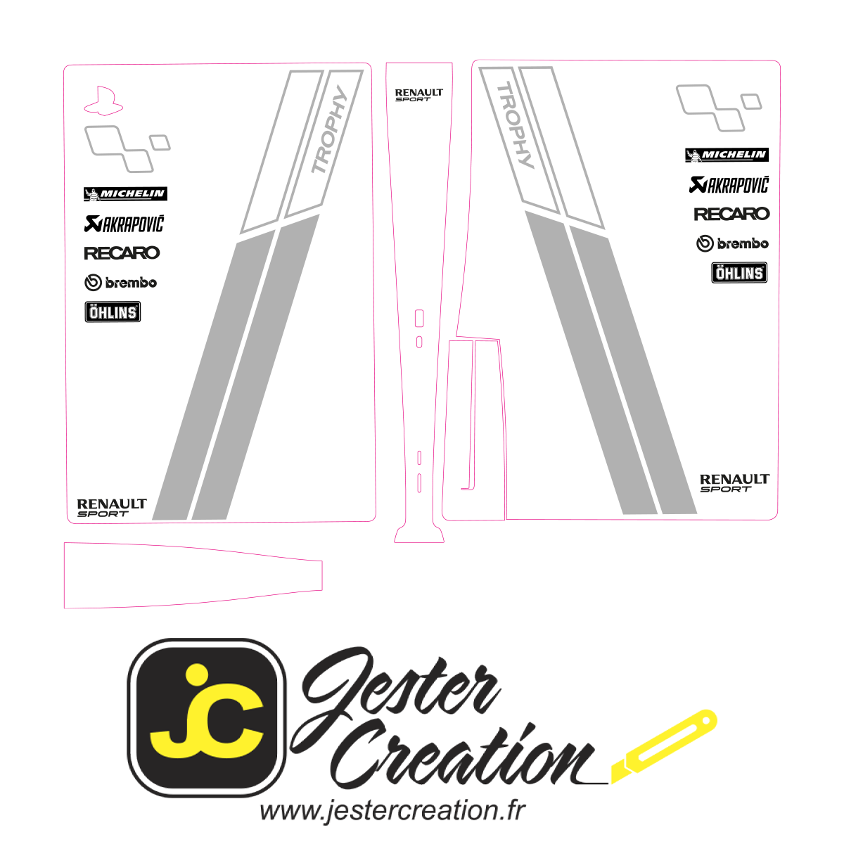 PS5 TROPHY BLANC DICS