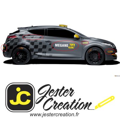 Megane 3 RS N4 Sponsors