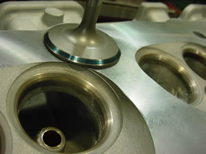 A properly cut valve seat