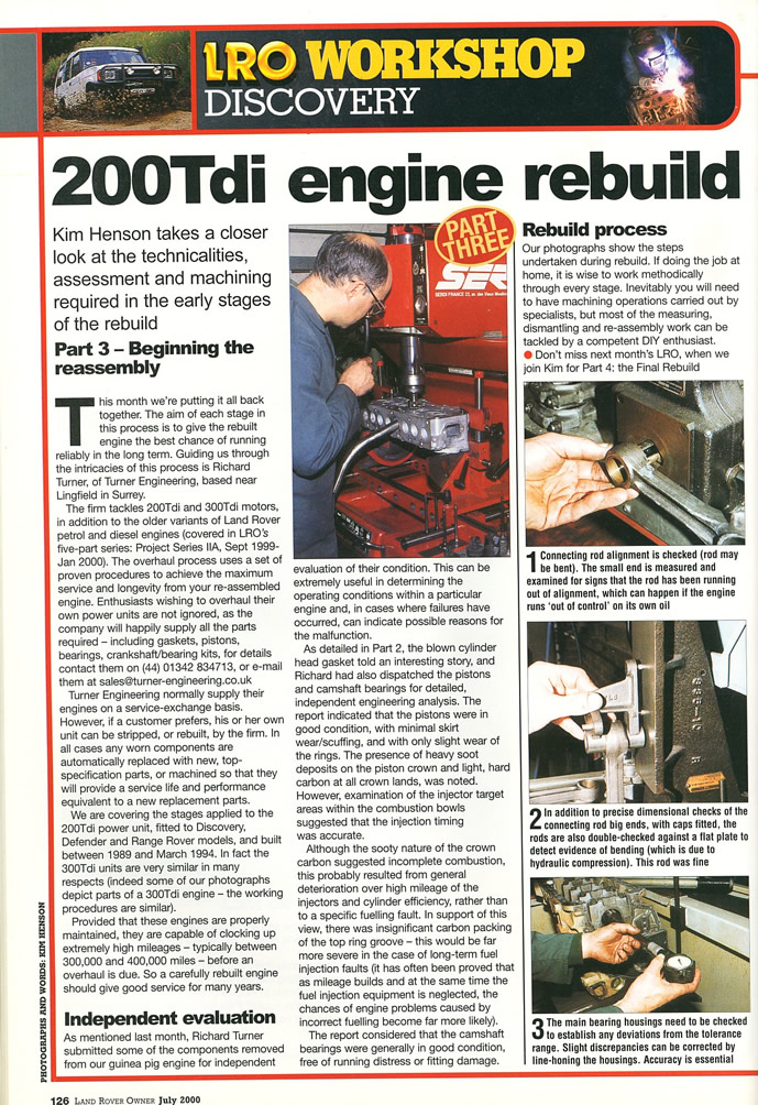 land rover owner july 2000 - page 126