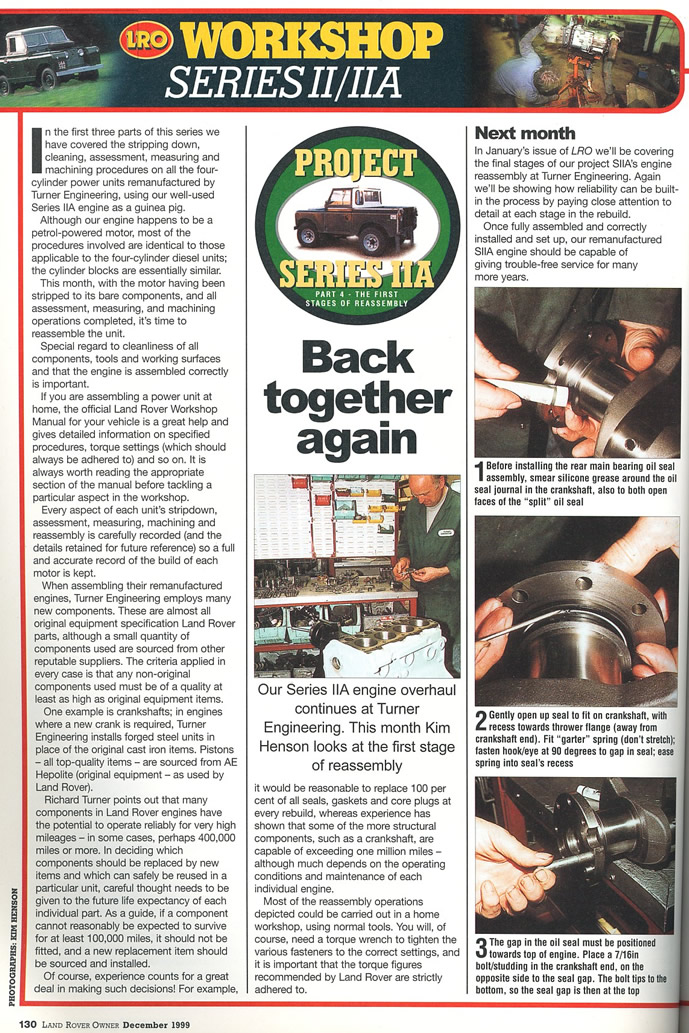 land rover owner december 1999 - page 130