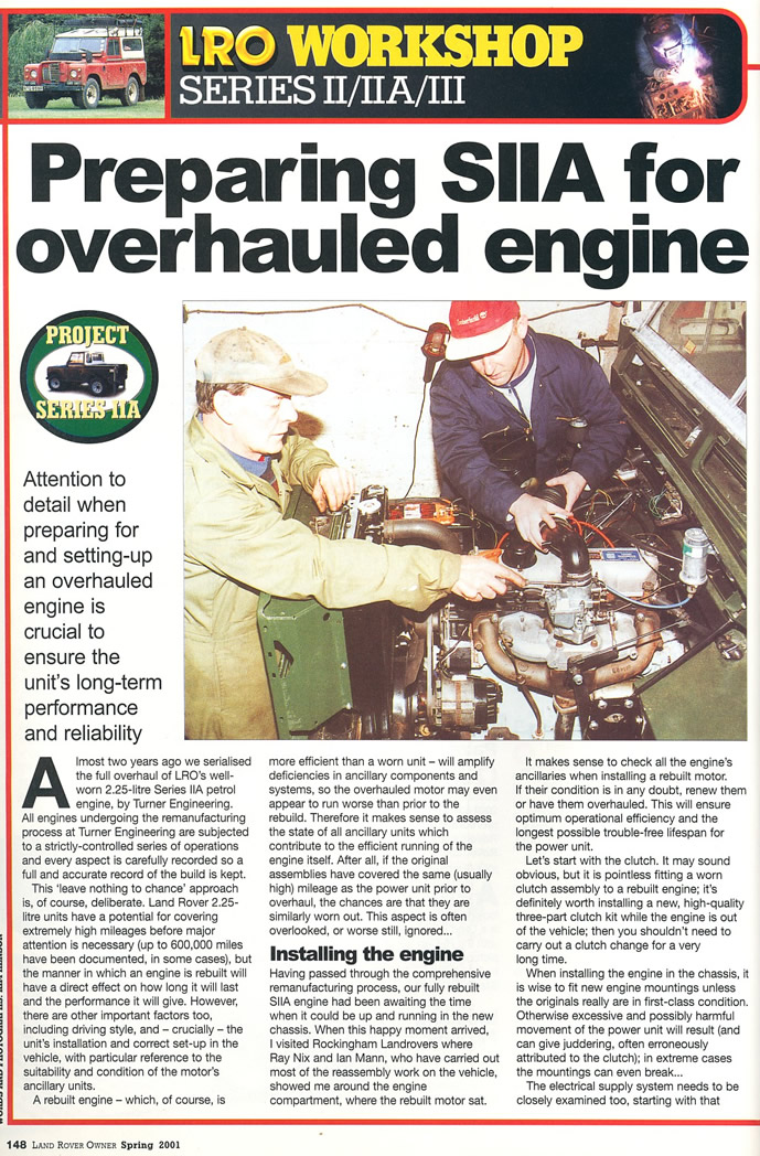 land rover owner spring 2001 - page 148