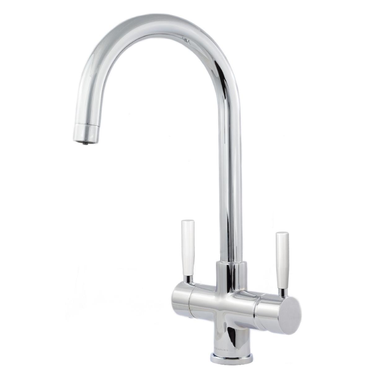 Florence 2 lever 3-Way Kitchen Filter Tap Chrome