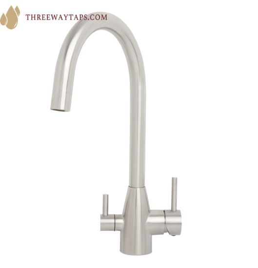 Aspe 3-Way Kitchen Filter Tap Brushed Stainless Steel