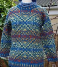 Flower Carpet Sweater by Deborah Cowell