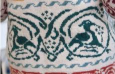 Celtic Birds Cardigan by Deborah Cowell