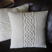 Celtic Knot Pillow cover by LadyshipDesigns