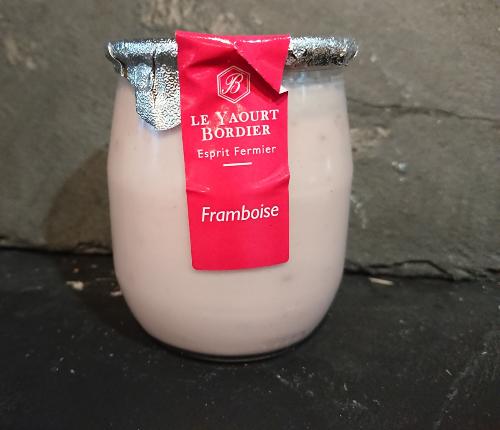 Yaourt Bordier à la framboise