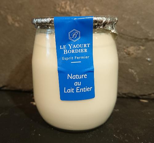Yaourt Bordier Nature au lait entier