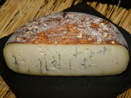 Tomme chèvre bleu