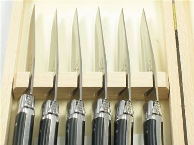 6 couteaux de table Laguiole Harmony au Sabot