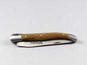 Couteau LAGUIOLE 12cm bois d'Aubrac 