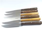 6 couteaux de table Tradition bois assortis G.David