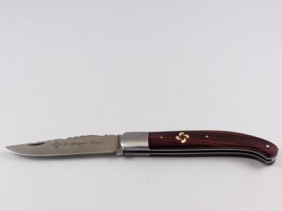 Couteau Yatagan Basque bois de violette