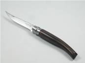 Couteau OPINEL effilé n.10 manche ébène du Mozambique