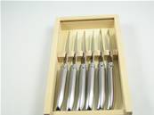 6 couteaux de table Laguiole inox G.David