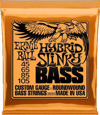 Jeu de Cordes Ernie Ball Bass Hybrid Slinky