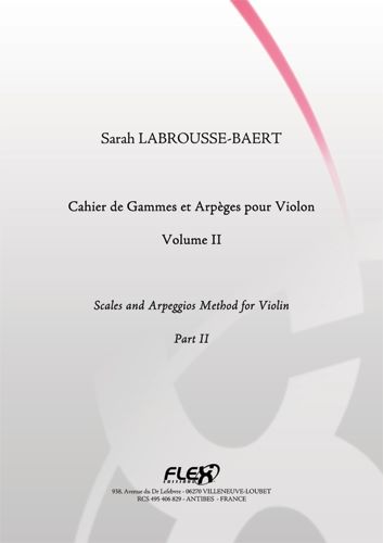Cahier de Gammes et Arpèges Vol 2 