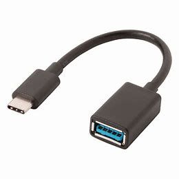 Cable USB-A femelle - USB-C mâle