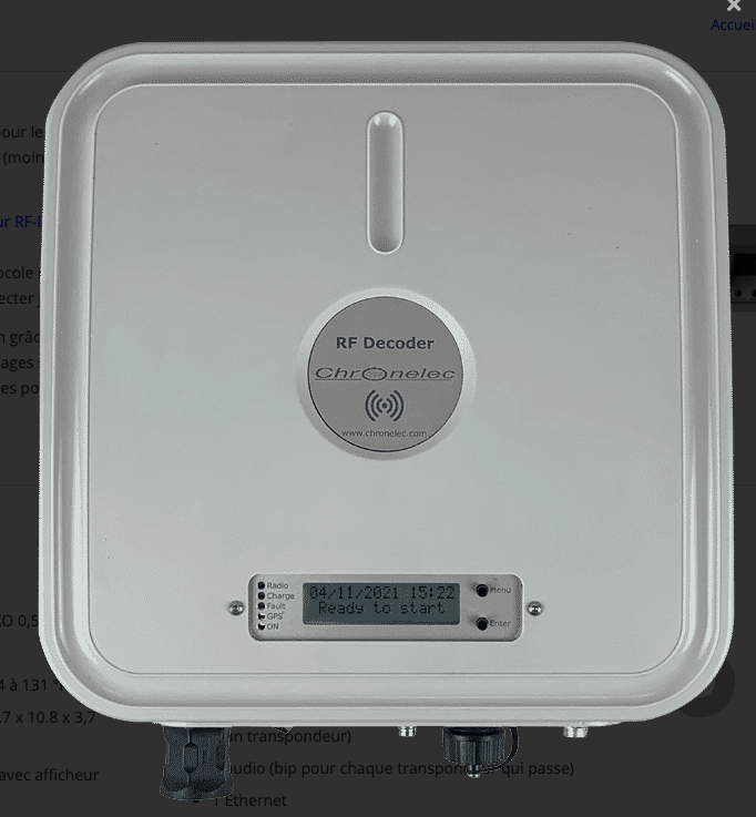 Décodeur RF Elite Chronelec