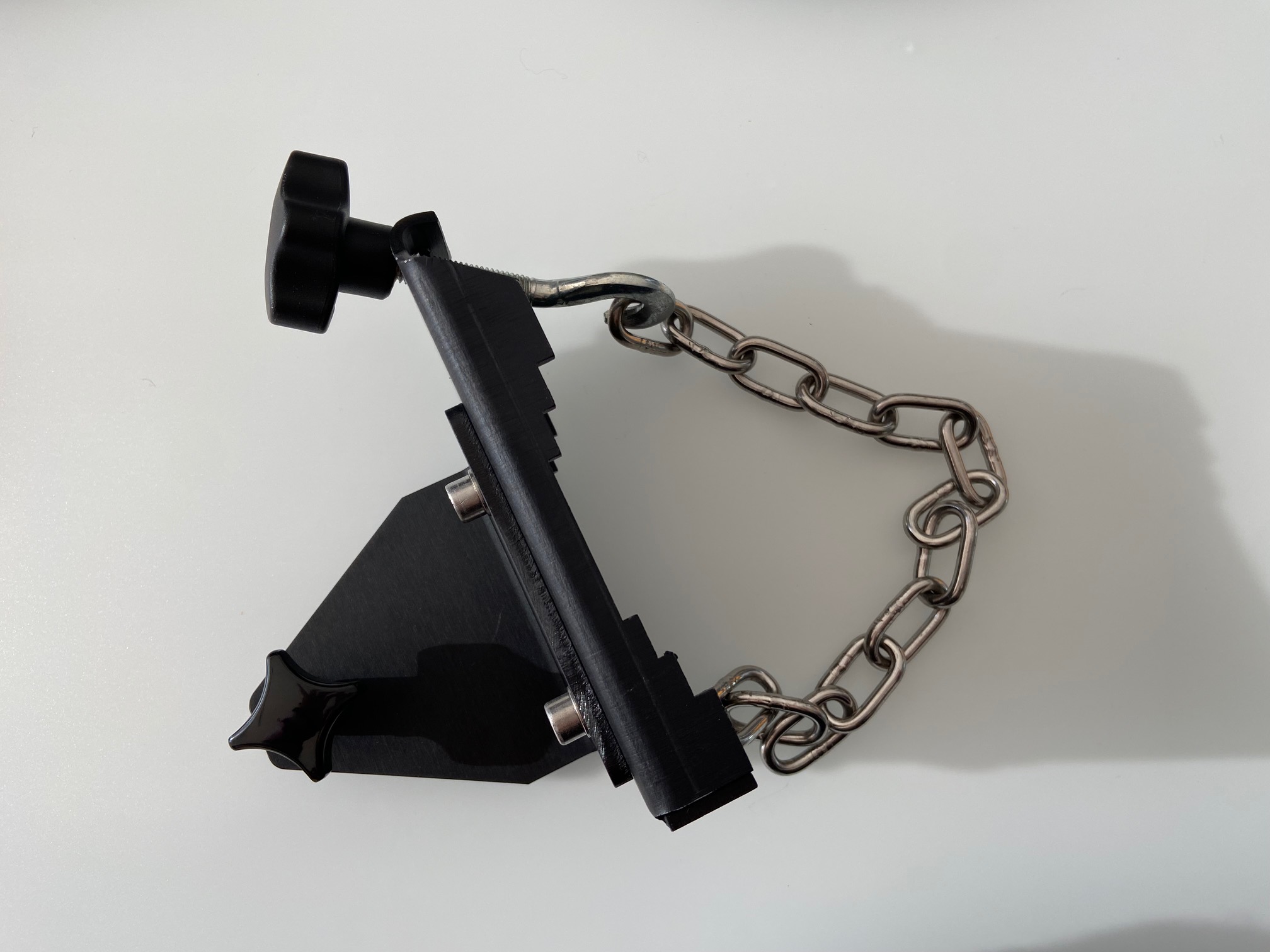  Support Cellule sur piquet avec chainette