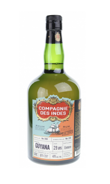 La Compagnie des Indes Guyana Enmore 29 ans Brut de fût 48%