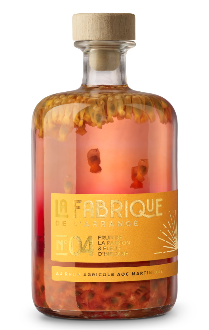 Tricoche 4 Rhum arrangé Fruit de la Passion et Fleur d'Hibiscus 32%