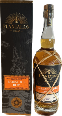 Rum Plantation Barbados 10 Ans Arran Cask Finish « Caves Papavero » 51%