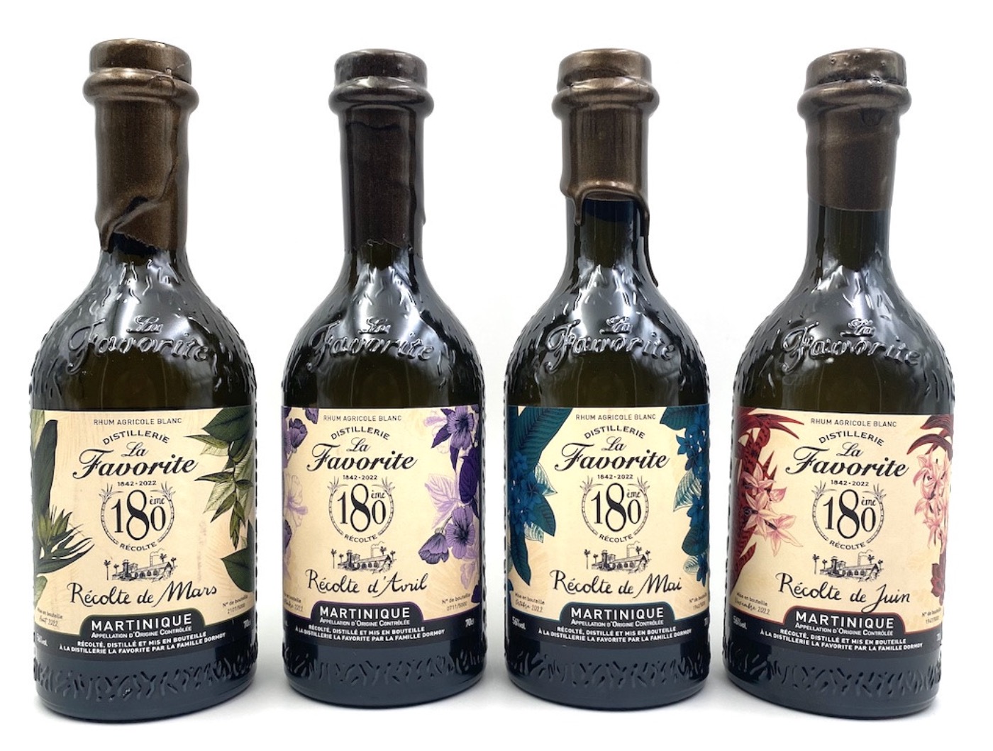 Rhum La Favorite Coffret Cuvée 180ème Récolte Mars Avril Mai Juin 56%